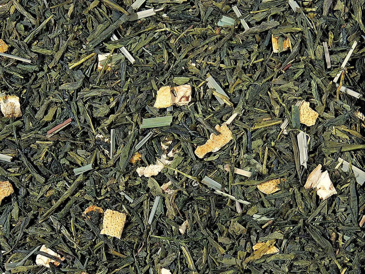 Sencha Lemon 1 Grünteemischung Sencha Lemon
