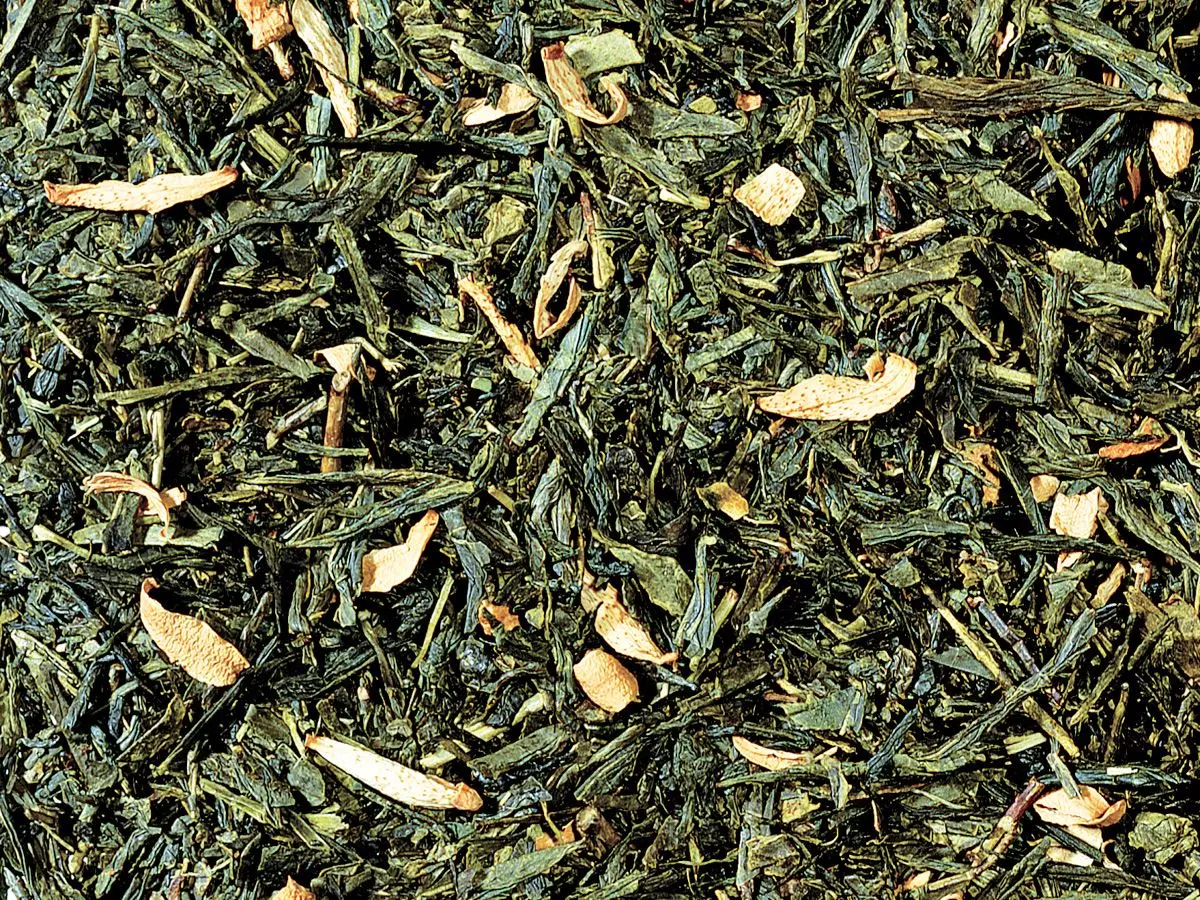 Sencha Orange 1 Grünteemischung Sencha Orange