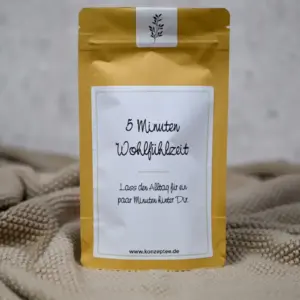 GeschenktüTEE 5 Minuten Wohlfühlzeit