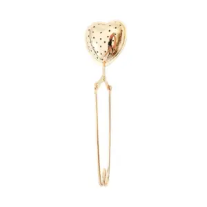 Teezange "Herz" (gold)