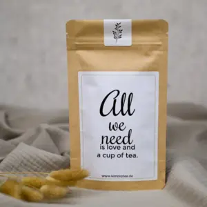 GeschenktüTEE "All we need is love and a cup of tea"
