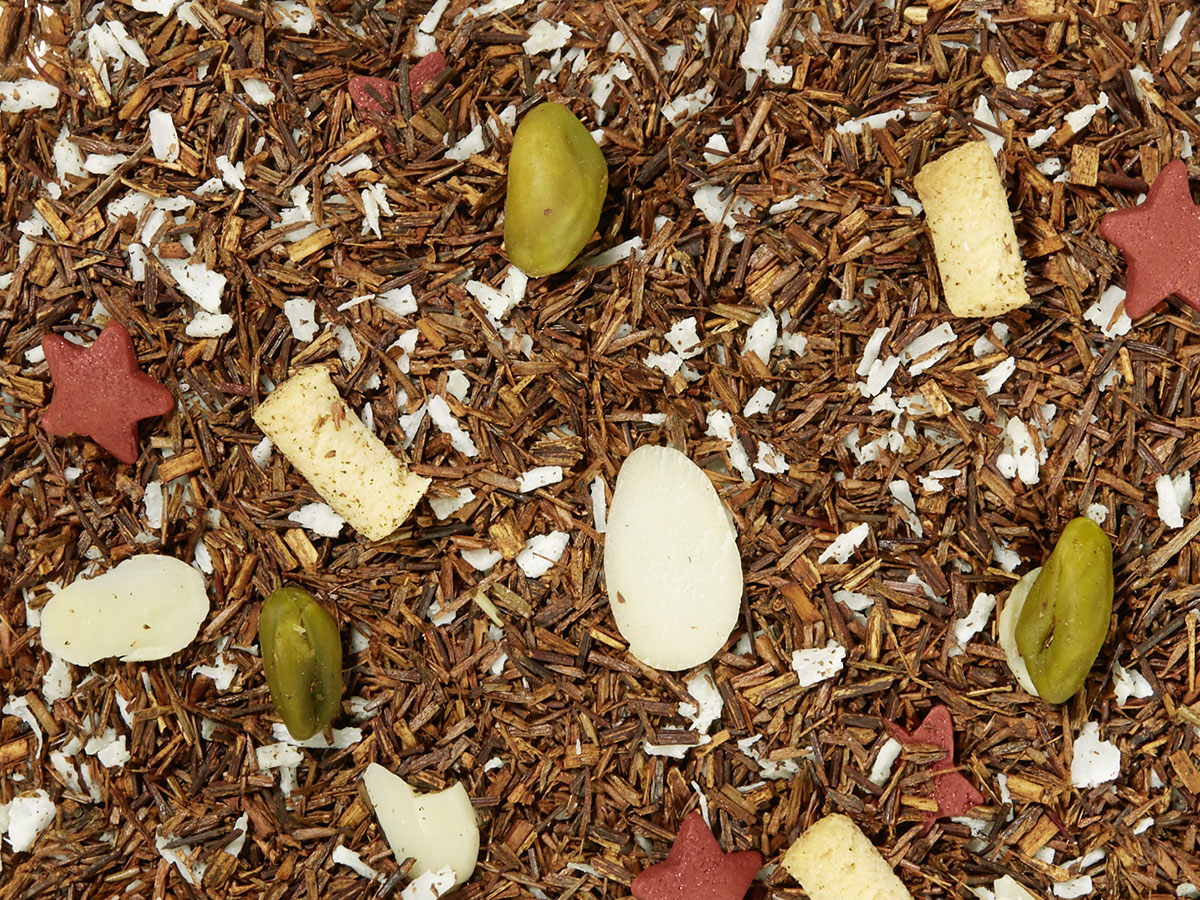 Rotbuschteemischung Marzipan-Pistazienplätzchen