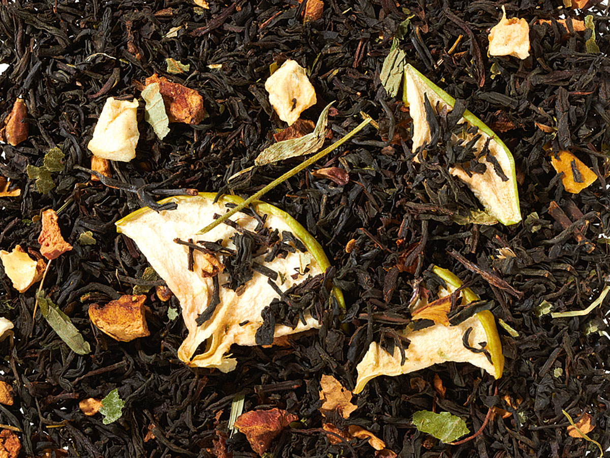 Schwarzteemischung Kandierter Apfel