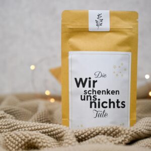GeschenktüTEE "Wir schenken uns nichts" (Xmas-Edition)
