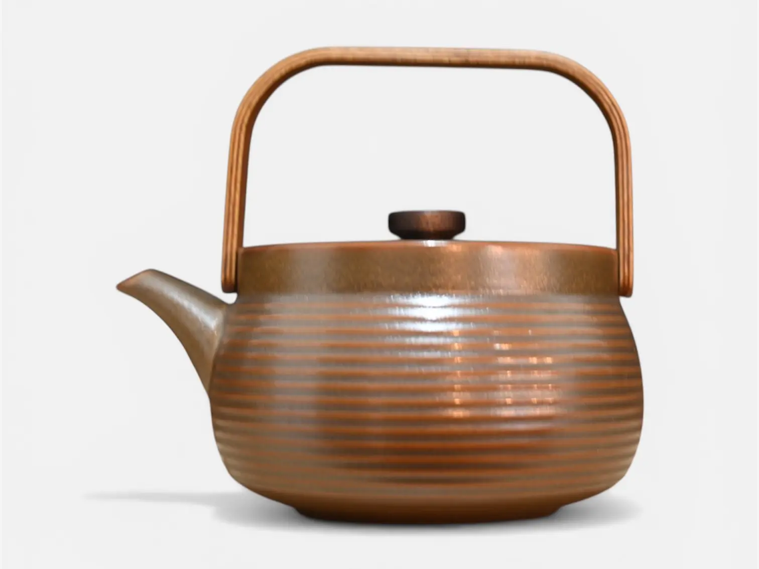 Teekanne Japandi (braun, mit Holzgriff) 1 Teekanne Japandi braun 1,5l