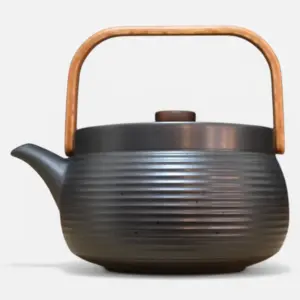 Teekanne Japandi schwarz 1,5l